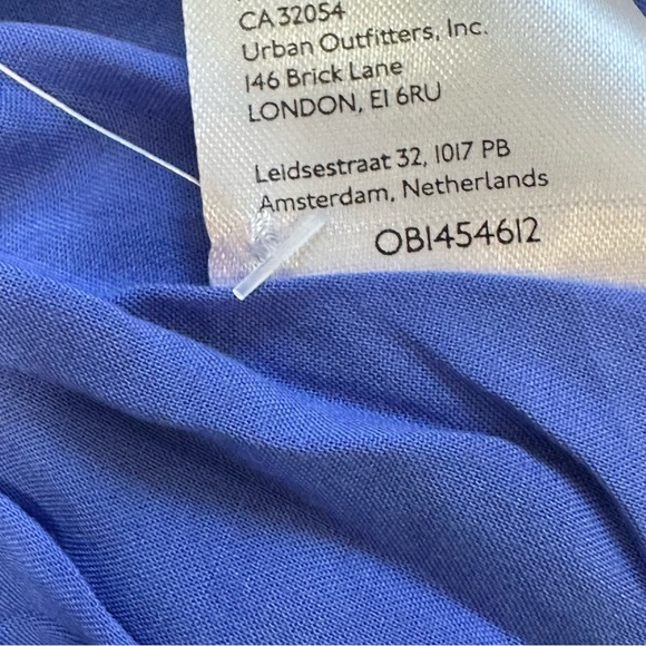 Maeve  Anthropologie Blue Lace Tie Front Blouse sz 0 NWT - Picture 6 of 13